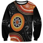 Australia Aboriginal Art Sweatshirt Indigenous Proud