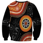 Australia Aboriginal Art Sweatshirt Indigenous Proud