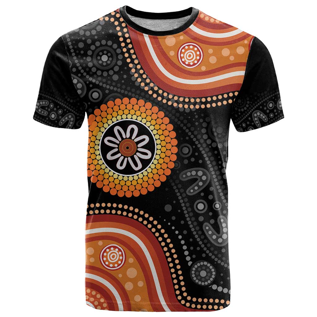Australia Aboriginal Art T Shirt Indigenous Proud