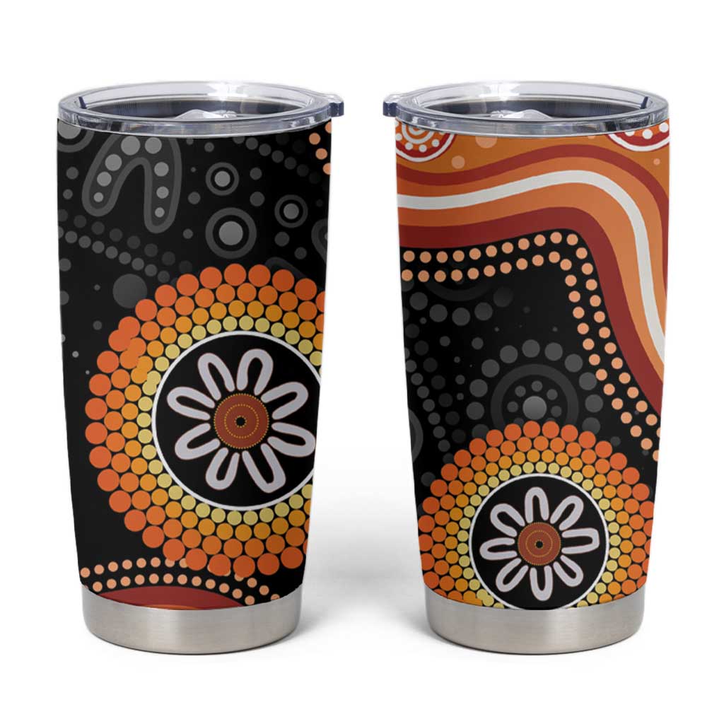 Australia Aboriginal Art Tumbler Cup Indigenous Proud