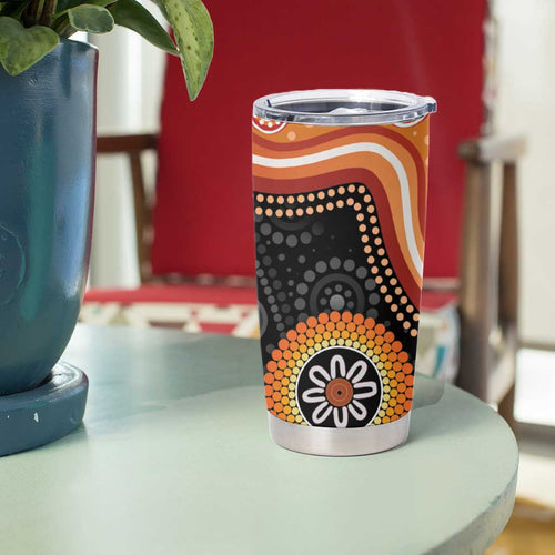 Australia Aboriginal Art Tumbler Cup Indigenous Proud