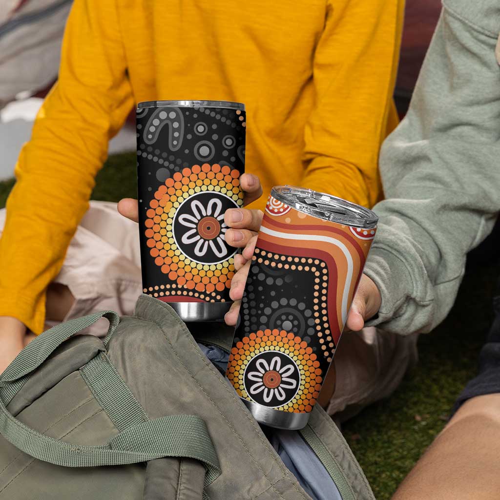 Australia Aboriginal Art Tumbler Cup Indigenous Proud