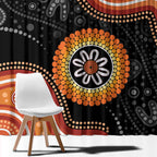 Australia Aboriginal Art Window Curtain Indigenous Proud