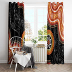 Australia Aboriginal Art Window Curtain Indigenous Proud