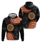 Australia Aboriginal Art Zip Hoodie Indigenous Proud