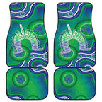 Australia Torres Strait Islanders Car Mats Dhari Aboriginal Pattern