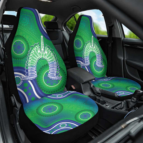 Australia Torres Strait Islanders Car Seat Cover Dhari Aboriginal Pattern