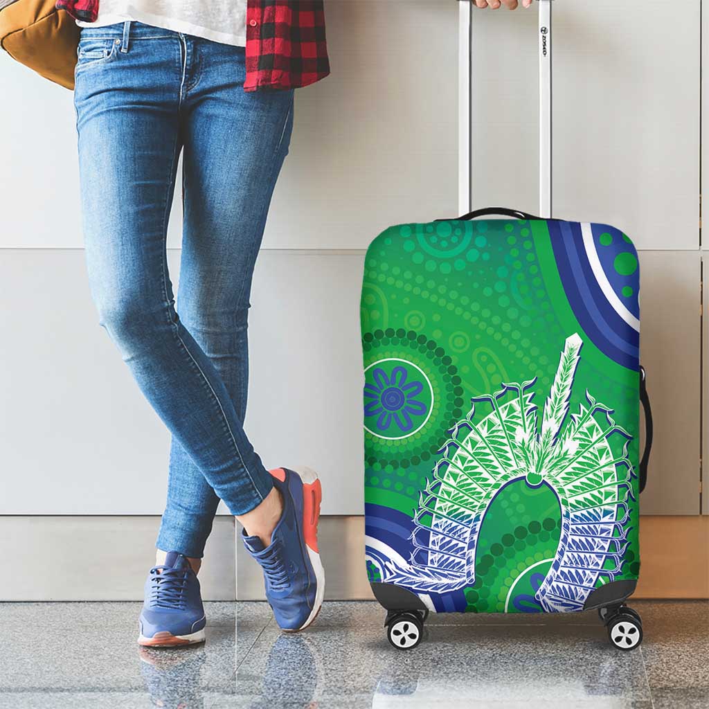 Australia Torres Strait Islanders Luggage Cover Dhari Aboriginal Pattern