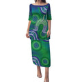 Australia Torres Strait Islanders Puletasi Dhari Aboriginal Pattern