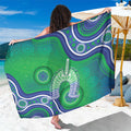 Australia Torres Strait Islanders Sarong Dhari Aboriginal Pattern