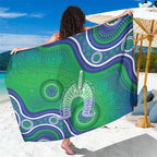 Australia Torres Strait Islanders Sarong Dhari Aboriginal Pattern