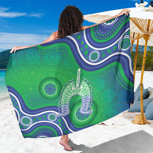 Australia Torres Strait Islanders Sarong Dhari Aboriginal Pattern
