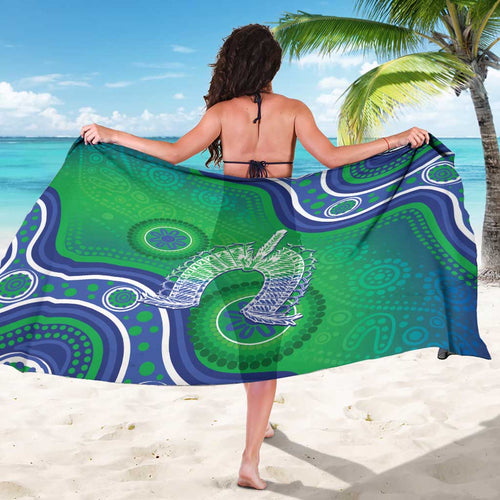 Australia Torres Strait Islanders Sarong Dhari Aboriginal Pattern