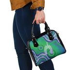Australia Torres Strait Islanders Shoulder Handbag Dhari Aboriginal Pattern