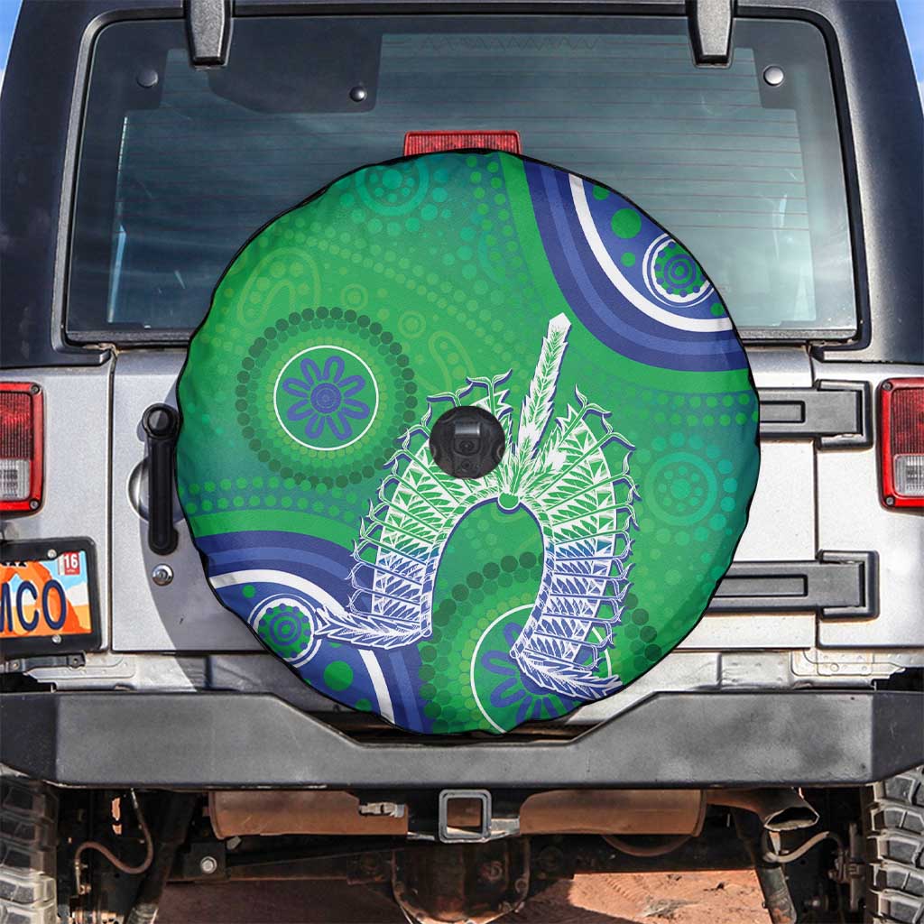 Australia Torres Strait Islanders Spare Tire Cover Dhari Aboriginal Pattern
