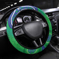 Australia Torres Strait Islanders Steering Wheel Cover Dhari Aboriginal Pattern