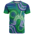 Australia Torres Strait Islanders T Shirt Dhari Aboriginal Pattern