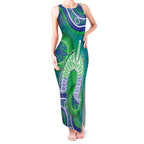 Australia Torres Strait Islanders Tank Maxi Dress Dhari Aboriginal Pattern