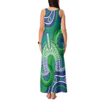 Australia Torres Strait Islanders Tank Maxi Dress Dhari Aboriginal Pattern