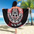 Aotearoa Toitu Te Tiriti Beach Blanket Haka Tiki Honour The Treaty