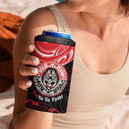Aotearoa Toitu Te Tiriti 4 in 1 Can Cooler Tumbler Haka Tiki Honour The Treaty