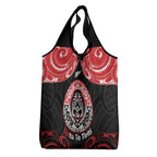 Aotearoa Toitu Te Tiriti Grocery Bag Haka Tiki Honour The Treaty