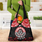 Aotearoa Toitu Te Tiriti Grocery Bag Haka Tiki Honour The Treaty