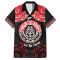 Aotearoa Toitu Te Tiriti Hawaiian Shirt Haka Tiki Honour The Treaty