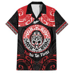 Aotearoa Toitu Te Tiriti Hawaiian Shirt Haka Tiki Honour The Treaty