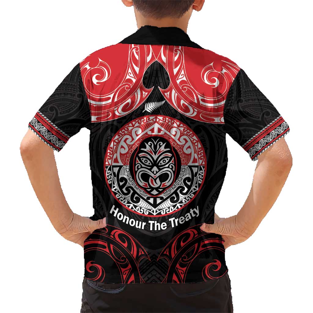 Aotearoa Toitu Te Tiriti Hawaiian Shirt Haka Tiki Honour The Treaty