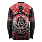 Aotearoa Toitu Te Tiriti Long Sleeve Shirt Haka Tiki Honour The Treaty