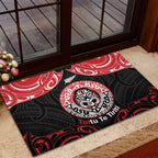 Aotearoa Toitu Te Tiriti Rubber Doormat Haka Tiki Honour The Treaty