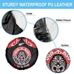 Aotearoa Toitu Te Tiriti Spare Tire Cover Haka Tiki Honour The Treaty