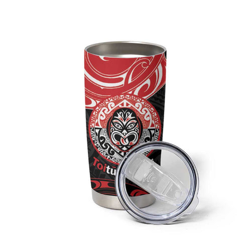 Aotearoa Toitu Te Tiriti Tumbler Cup Haka Tiki Honour The Treaty