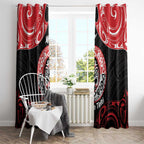 Aotearoa Toitu Te Tiriti Window Curtain Haka Tiki Honour The Treaty