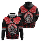Aotearoa Toitu Te Tiriti Zip Hoodie Haka Tiki Honour The Treaty
