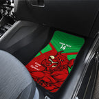 Custom Wales Rugby Car Mats 2024 Six Nations Come On Cymru Mascot Sporty