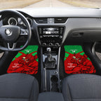 Custom Wales Rugby Car Mats 2024 Six Nations Come On Cymru Mascot Sporty