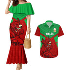 custom-wales-rugby-couples-matching-mermaid-dress-and-hawaiian-shirt-2024-six-nations-come-on-cymru-mascot-sporty