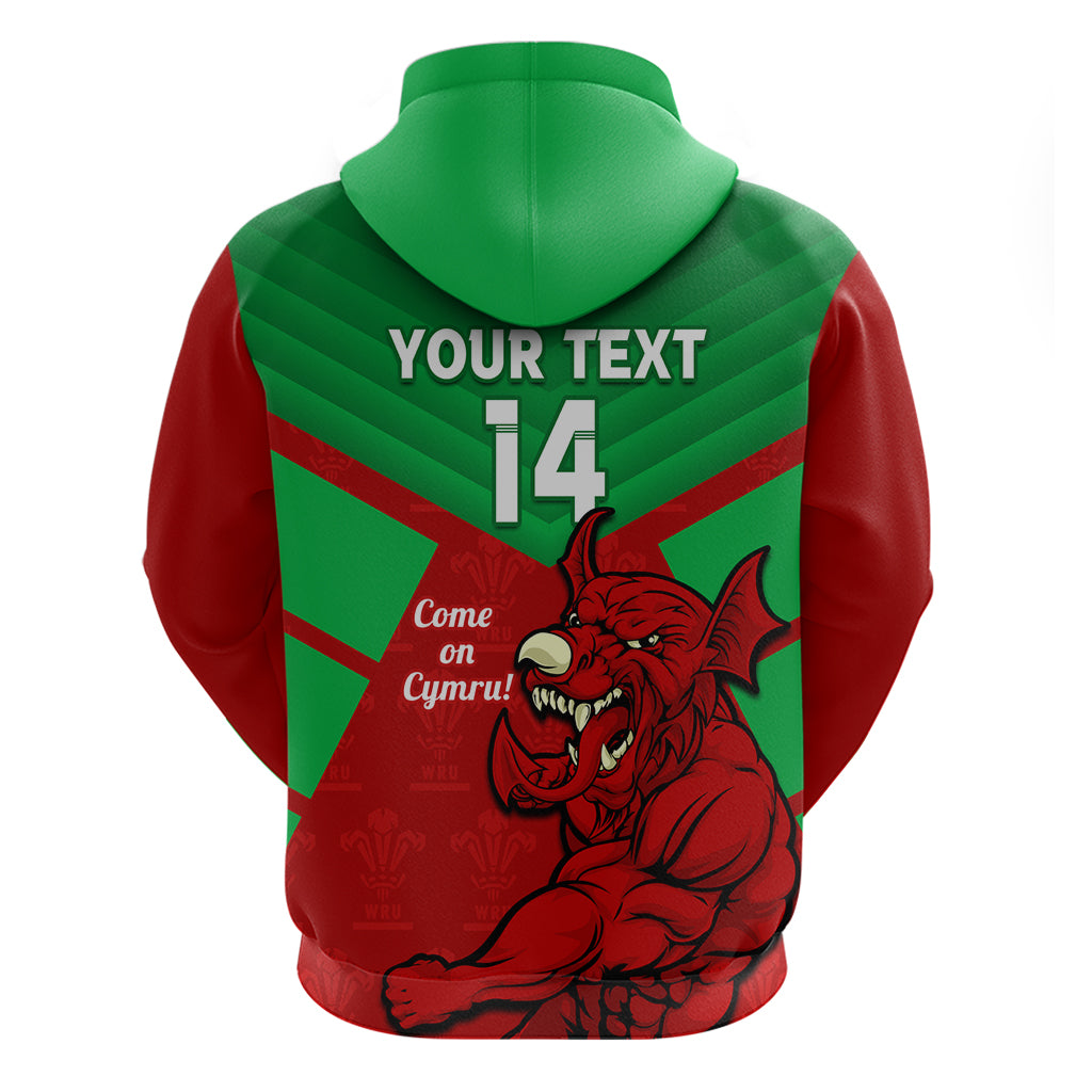 custom-wales-rugby-hoodie-2024-six-nations-come-on-cymru-mascot-sporty