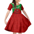 custom-wales-rugby-kid-short-sleeve-dress-2024-six-nations-come-on-cymru-mascot-sporty