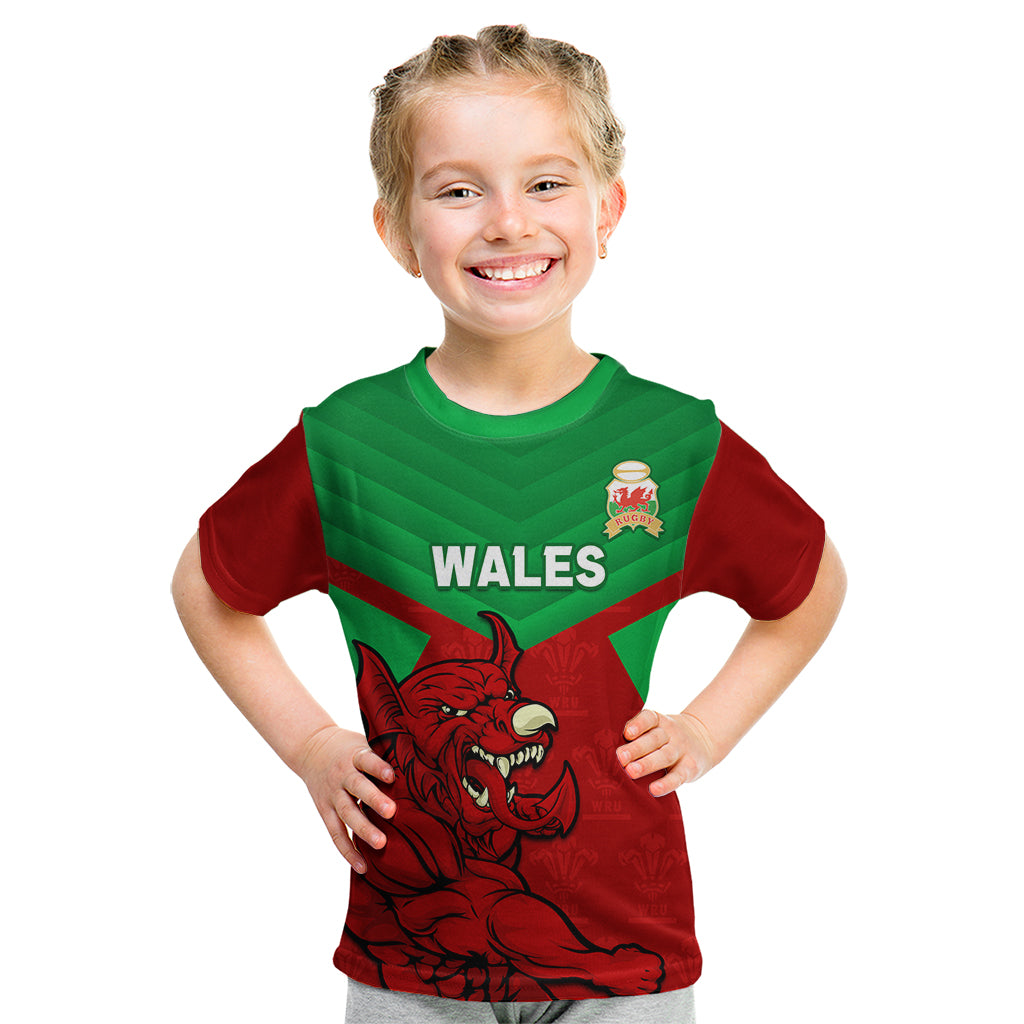 custom-wales-rugby-kid-t-shirt-2024-six-nations-come-on-cymru-mascot-sporty