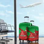 Custom Wales Rugby Luggage Cover 2024 Six Nations Come On Cymru Mascot Sporty