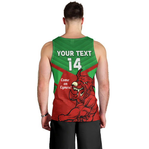 custom-wales-rugby-men-tank-top-2024-six-nations-come-on-cymru-mascot-sporty
