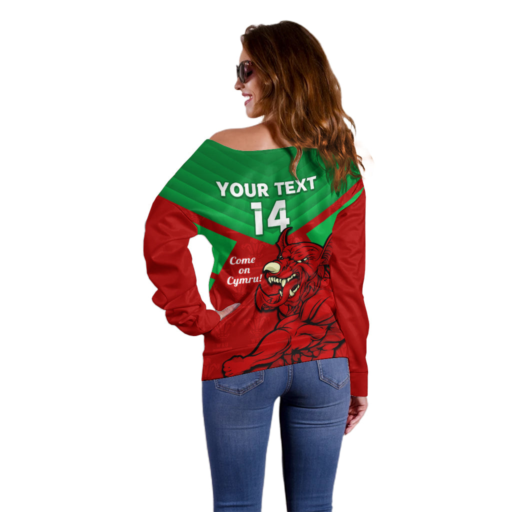 custom-wales-rugby-off-shoulder-sweater-2024-six-nations-come-on-cymru-mascot-sporty