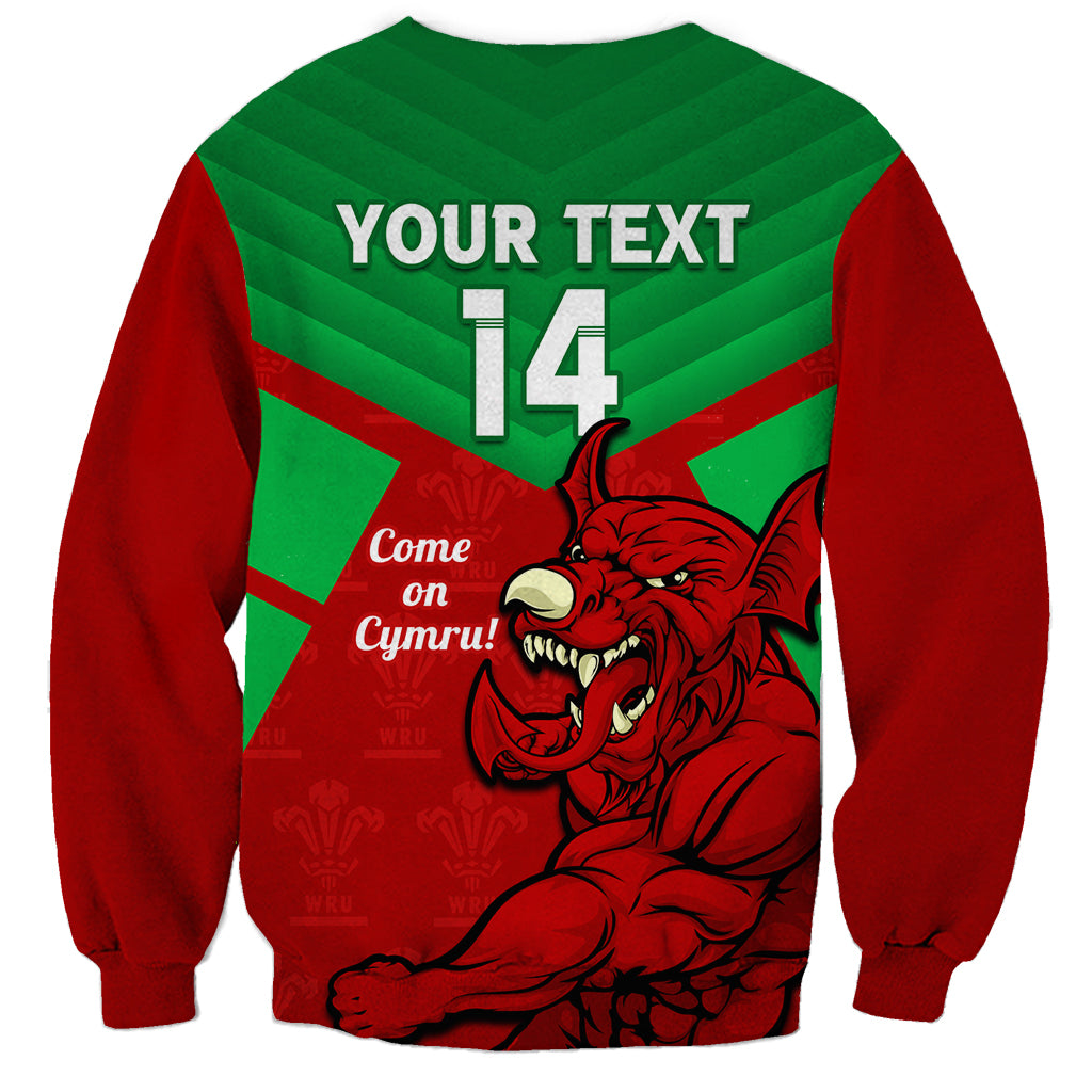 custom-wales-rugby-sweatshirt-2024-six-nations-come-on-cymru-mascot-sporty