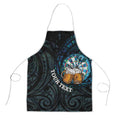 Personalized New Zealand Darts Beer Apron Paua Shell Aotearoa Maori Tattoo - Aussie Hoodie