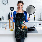 Personalized New Zealand Darts Beer Apron Paua Shell Aotearoa Maori Tattoo - Aussie Hoodie