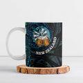Personalized New Zealand Darts Beer Ceramic Mug Paua Shell Aotearoa Maori Tattoo - Aussie Hoodie