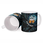 Personalized New Zealand Darts Beer Ceramic Mug Paua Shell Aotearoa Maori Tattoo - Aussie Hoodie